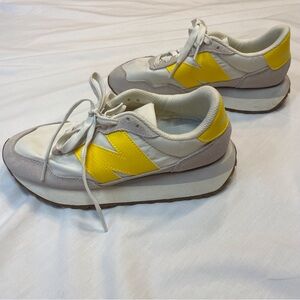 New Balance 237s Yellow and White Women's Sneakers